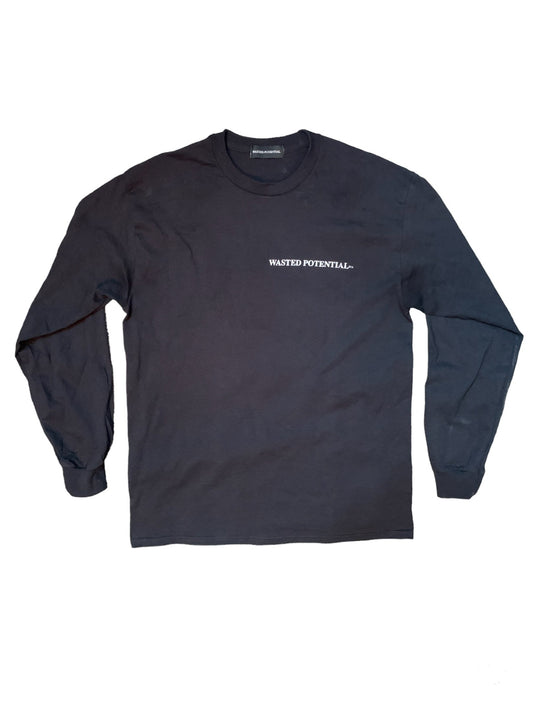 WASTED POTENTIAL Staple Logo Long Sleeve Tee