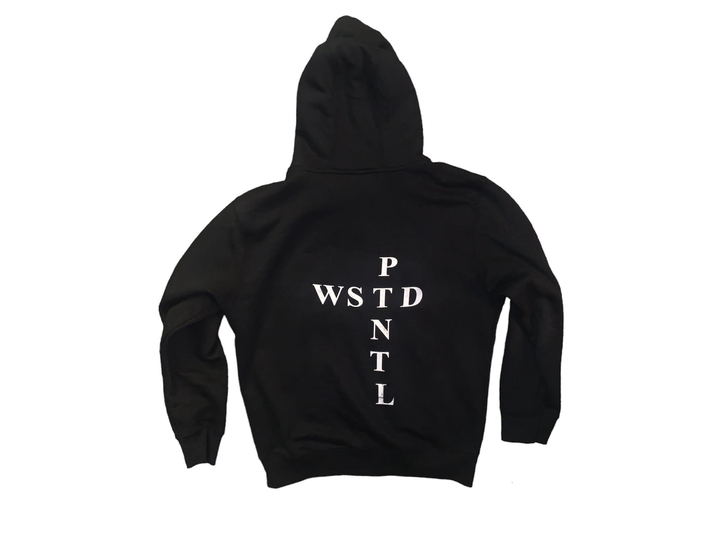 WASTED POTENTIAL Double-Knit Noir Full-Zip Hoodie