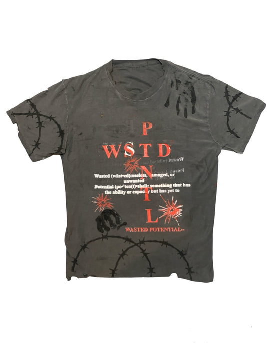 Full Thrashed WASTED POTENTIAL Tee